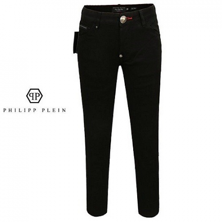 필립플*인 PHILIPP PLEIN 레드패치 블랙 슬림 일자진