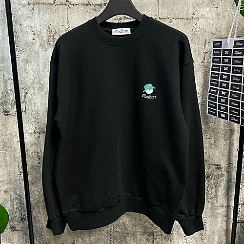 말* 스몰그린버킷 로고 맨투맨 - 기모