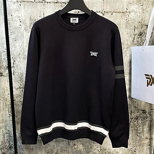 P*G 더블밴딩 와팬 니트