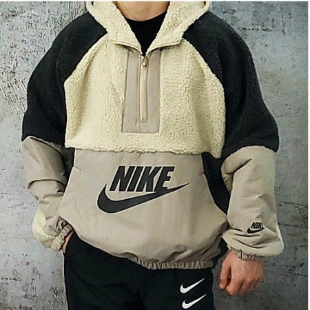 나*키 NIKE 양털 아노락 후드티