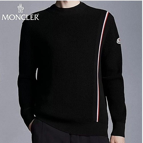 MONCLER 시그니쳐 사선 니트