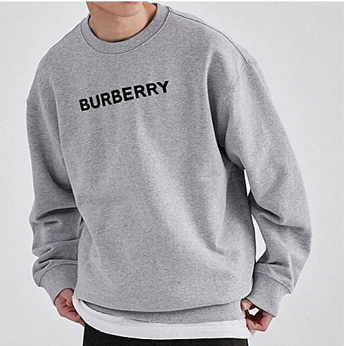 버*리 센터 레터링 맨투맨