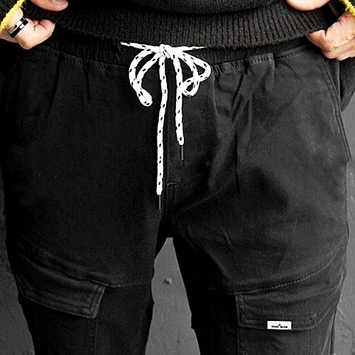 스톤아일*드 앞카고 스판면 조거팬츠