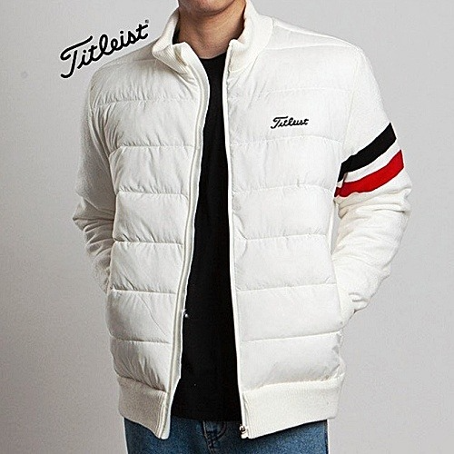 타이틀리*트 경량 니트 패딩점퍼