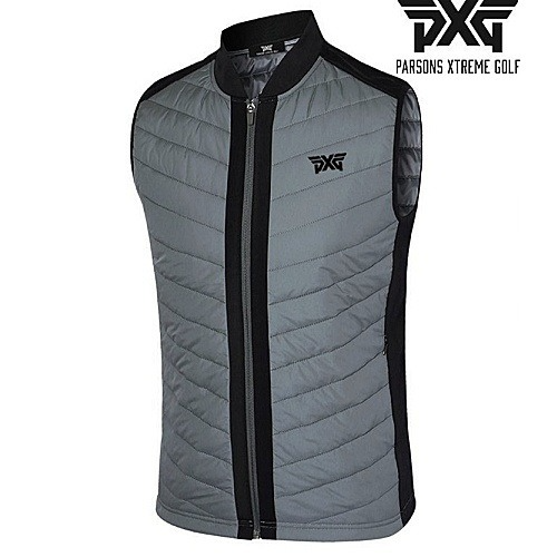 P*G 배색 패딩 조끼