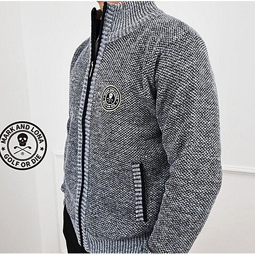 마크엔*나 하찌집업 니트