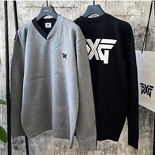 P*G 브이넥 백로고