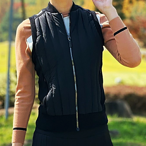 P*G 우먼 윈터 니트다운 베스트