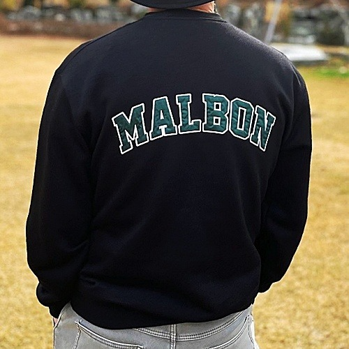 MALBON 말* Buckets 크루넥 플리스 티셔츠