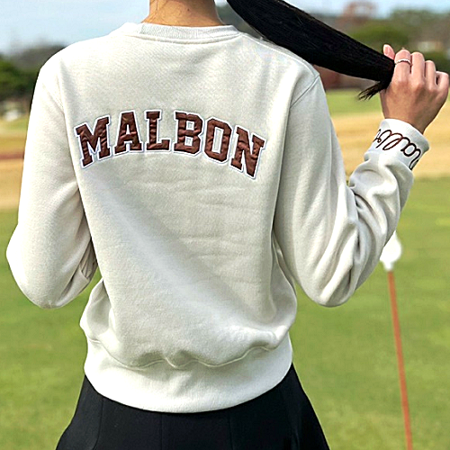 MALBON 말* Buckets 크루넥 플리스 티셔츠