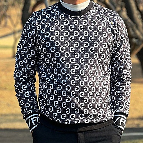 G/FORE G's Pattern 우븐 크루넥
