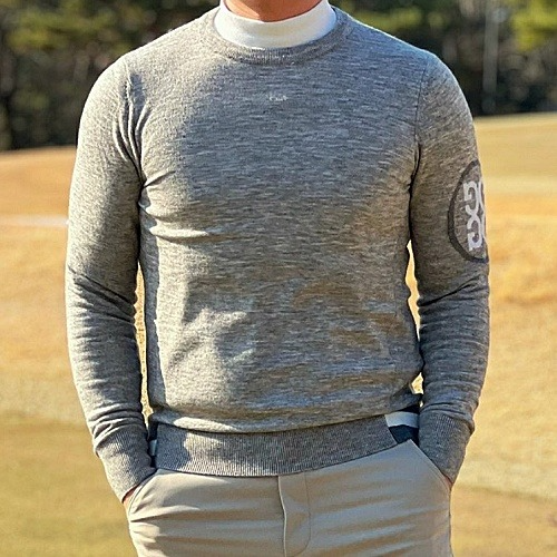 G/FORE 캐시미어 라운드 스웨터