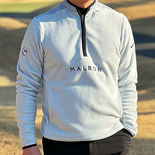 MALBON x NIKE 써마핏 빅토리 하프 집 탑