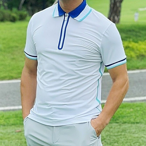 G/FORE Knitted Collar Pique 폴로 티셔츠