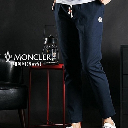 MONCLER 네추럴 밴딩 면스판 팬츠