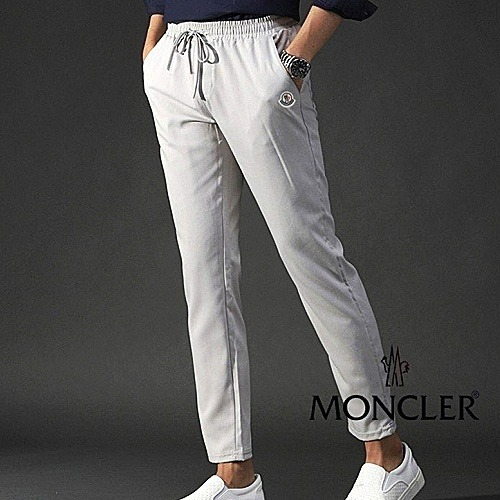 몽클*어 스트레치 9부 밴딩 슬랙스