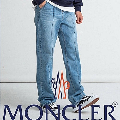 몽클*어 MONCLER 투웨이 패치 핀턱 세미 와이드진
