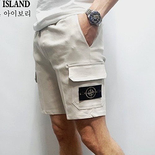 스톤아일*드 STONE ISLAND 카고5부 반바지