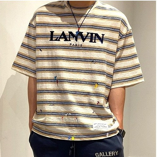 LNVN x GALLERYDEPT 페인터 멀티라인 티셔츠