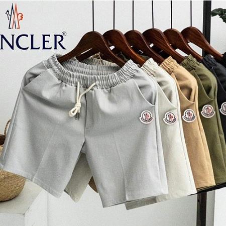 몽클*어 스판 밴딩 면반바지