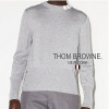 THOM BROWNE 4 BAR 크루 넥 울니트