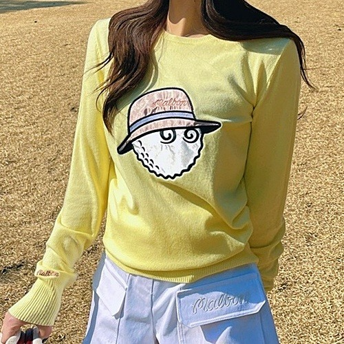 말* 버킷 울 라운드 스웨터