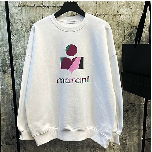 이자벨*랑 컬러 로고 맨투맨