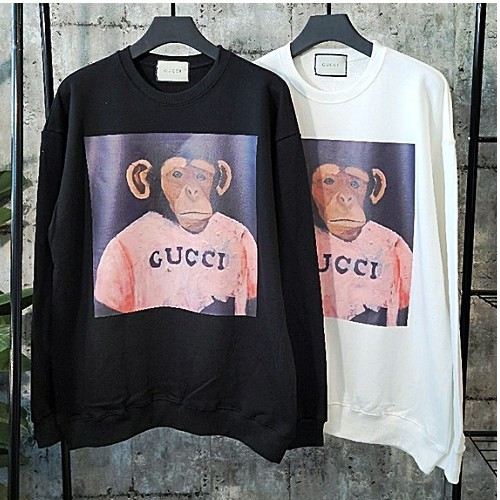 GUCCI 몽키 전사로고 맨투맨