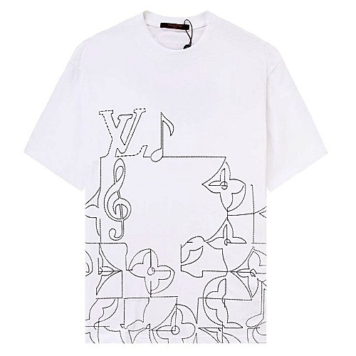 루이*통 LOUIS VUITTON 플라워스티치 티셔츠