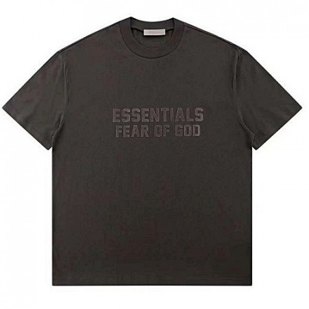 FEAR OF GOD ESSENTIALS 플록로고 티셔츠