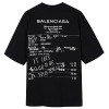 발렌시*가 BALENCIAGA 리시트로고 티셔츠