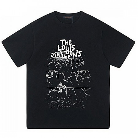 LOUIS VUITTON LV 나염 반팔 티셔츠