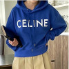 CELINE 크롭 후드 셔츠