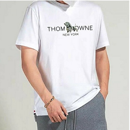 톰브*운 코튼 프린트 티셔츠