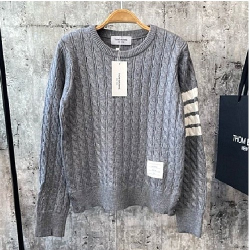 톰브*운 THOM BROWNE 케이블 라운드니트