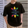 GUCCI X ADIDAS 비비드 콜라보 로고 티셔츠