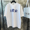 DIOR 로고 하프 티셔츠