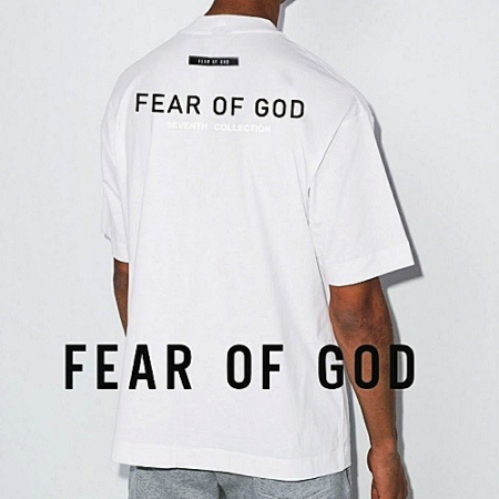 피어오*갓 FEAR OF GOD 세븐틴 로고 티셔츠