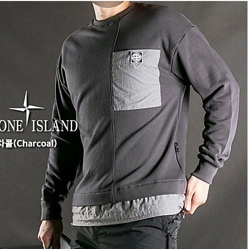 STONE ISLAND 레이어링 와이드 포켓티