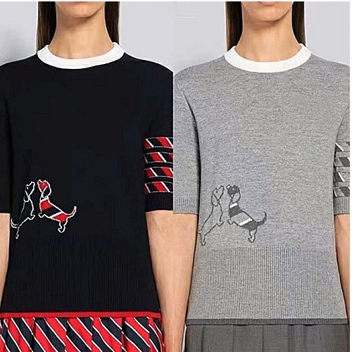 톰브*운 멀티 앵커 라운드 반팔니트