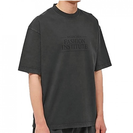 BALENCIAGA fashion institute 피그먼트 반팔티