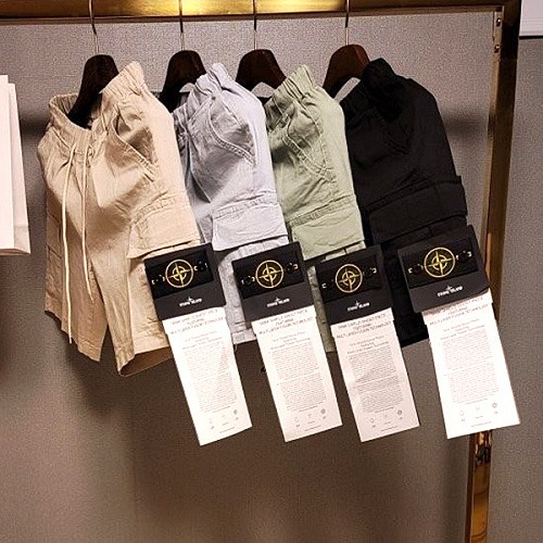 스톤아일*드 와펜 워싱 반바지