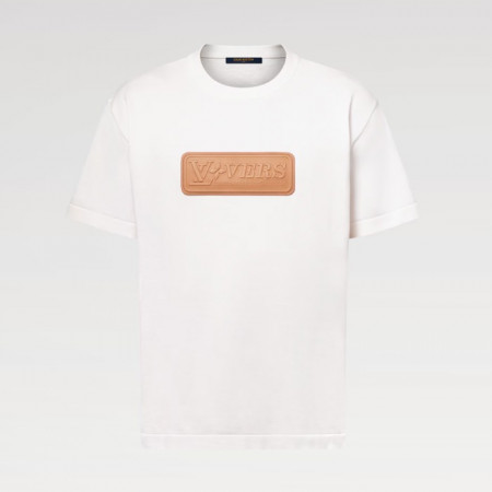 LOUIS VUITTON  VVN 패치 쇼트 슬리브드 코튼 크루넥