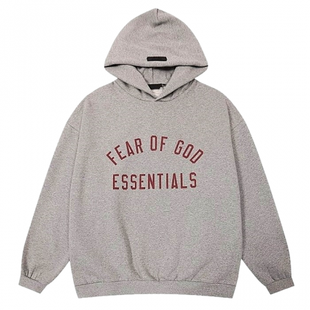 FEAR OF GOD ESSENTIALS 백투 스쿨 로고 후드