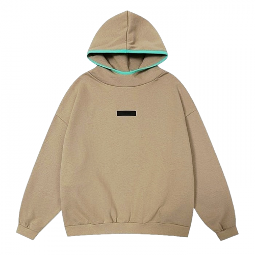 FEAR OF GOD ESSENTIALS 패치 스프링 탭  후드