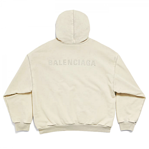 발렌시*가 BALENCIAGA 로고 자수 후디