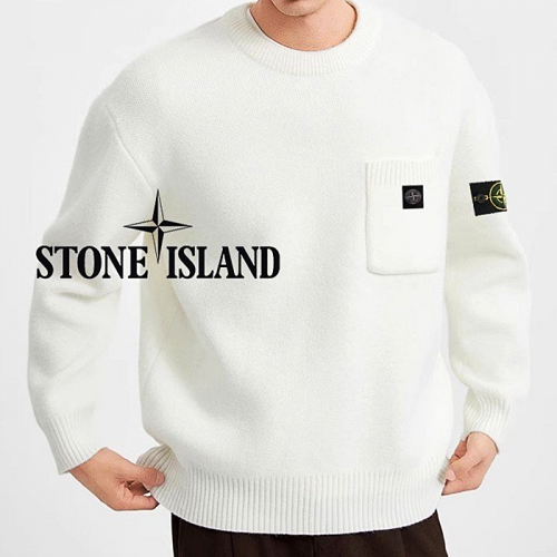 STONE ISLAND 라인 포인트 포켓 패치 울니트