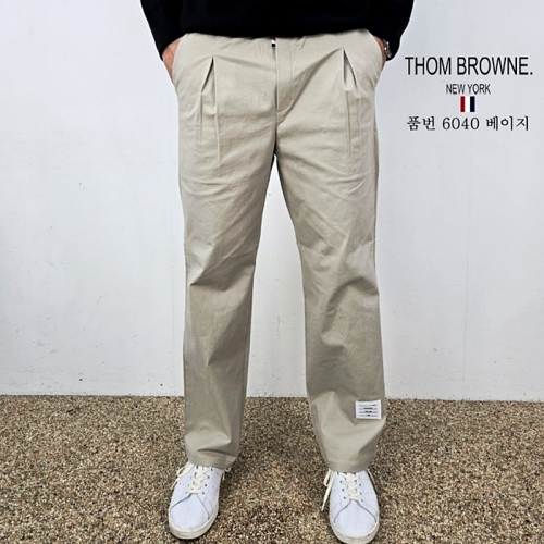 톰브*운 THOMBROWNE 사각패치 면 팬츠