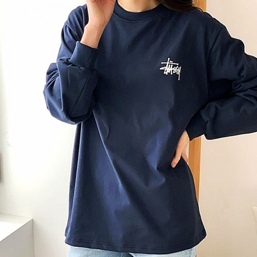 스투시 STUSSY 베이직 로고 롱슬리브