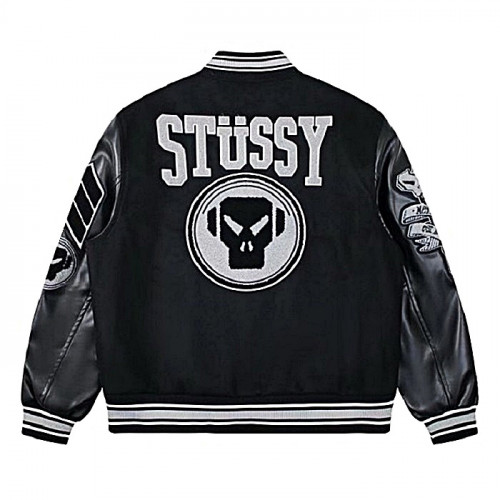 스투시 STUSSY x MH 골디 로고드 바시티 자켓